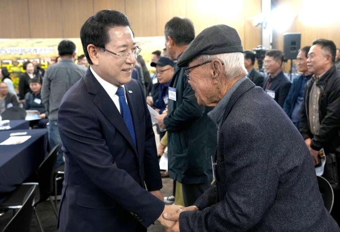 김영록 지사, 구례군 The-K 지리산가족호텔에서  정책비전투어 ..  기사 이미지