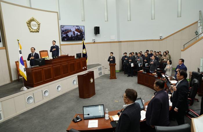 구례군의회, 제327회 임시회 개회 기사 이미지
